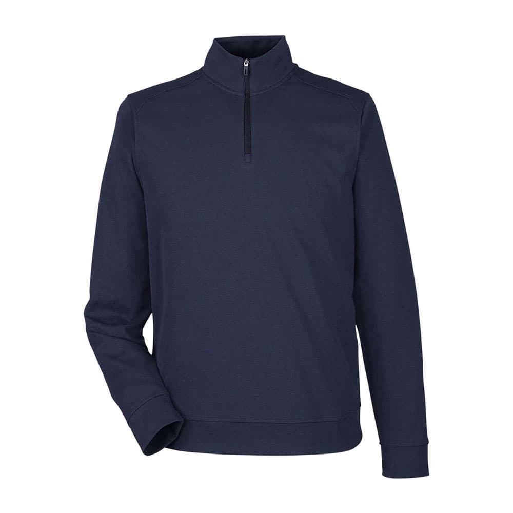 CUSTOM NORTH END MENS EXPRESS TECH PERFORMANCE PIQUE QUARTER-ZIP PULLOVER